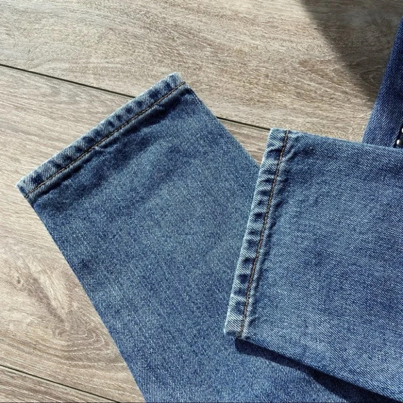 Topshop High Rise Moto Studded Mom Jeans - Picture 7 of 15